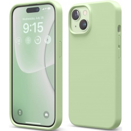 Elago Silicone Case - Premium Θήκη Σιλικόνης Apple iPhone 15 - Pastel Green (ES15SC61-PGR)