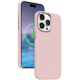 Crong Color Cover Lux Magnetic - Θήκη MagSafe Premium Σιλικόνης - Apple iPhone 15 Pro Max - Pink (CRG-COLRLM-IP1567P-PNK)
