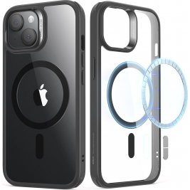 ESR Classic Hybrid HaloLock - Ανθεκτική MagSafe Θήκη Apple iPhone 15 - Clear / Black (4894240177976)