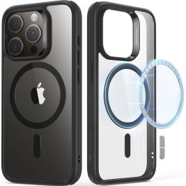 ESR Classic Hybrid HaloLock - Ανθεκτική MagSafe Θήκη Apple iPhone 15 Pro Max - Clear / Black (4894240173503)