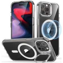 ESR Classic Kickstand Hybrid HaloLock - Διάφανη Ανθεκτική MagSafe Θήκη Apple iPhone 15 Pro Max - Clear (4894240176566)