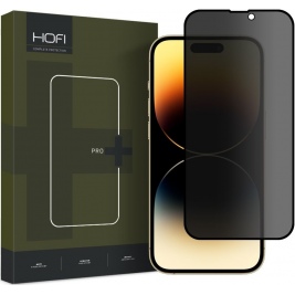 Hofi Anti Spy Pro+ Tempered Glass Privacy - Full Face Αντιχαρακτικό Γυαλί Προστασίας Απορρήτου Οθόνης - Apple iPhone 15 Plus - Black (9319456604665)