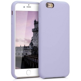 KWmobile Soft Flexible Rubber Cover - Θήκη Σιλικόνης Apple iPhone 6S / 6 - Light Lavender (40223.139)