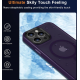 HappyCase Ημιδιάφανη Σκληρή Θήκη MagSafe - Apple iPhone 15 Pro - Matte Purple (8719246412394)