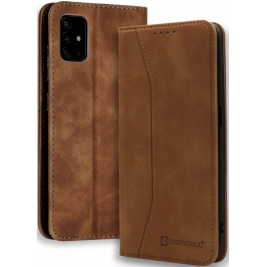 Bodycell Θήκη - Πορτοφόλι Samsung Galaxy A71 - Brown (5206015058325)
