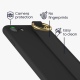 KWmobile Θήκη Σιλικόνης με Λουράκι Λαιμού και Finger Holder - Apple iPhone SE 2022 / 2020 / 8 / 7 - Black (55105.01)