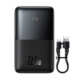 Power Bank BASEUS Bipow Pro Overseas Edition-20000mAh QC PD 22,5W with cable USB to Type-C PPBD040301-black