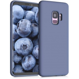 KWmobile Θήκη Σιλικόνης Samsung Galaxy S9 - Soft Flexible Rubber Cover - Matte Lavender Grey (53832.136)