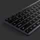Satechi Slim X2 Bluetooth Backlit Keyboard για Mac - Ασύρματο Bluetooth Πληκτρολόγιο Αλουμινίου - Space Grey (ST-BTSX2M)