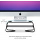 Twelve South Curve Riser - Βάση Αλουμινίου για Οθόνη PC / TV / Notebook / Laptop / iMac / Apple Cinema Display - Black (811370022475)