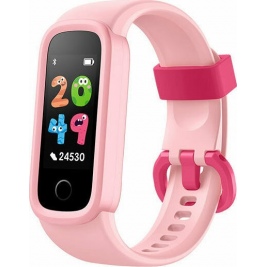 Kiddoboo Smart Band - Αδιάβροχο Ψηφιακό Παιδικό Smartwatch - Pink (KR01PNK)