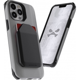 Ghostek Exec 5 - Ανθεκτική Θήκη-Πορτοφόλι MagSafe Apple iPhone 13 Pro Max - Gray (GHOCAS2837)