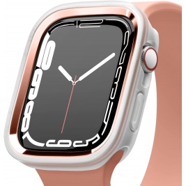 Elago Θήκη Duo Case Apple Watch SE/9/8/7/6/5/4 (45/44mm) - Transparent / Rose Gold (EAW45DUO-TRRGD)