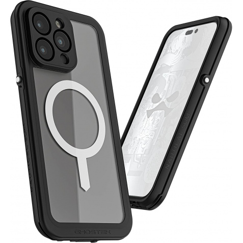 Ghostek Nautical Slim - Ανθεκτική Αδιάβροχη Θήκη MagSafe - Apple iPhone 14 Pro Max - Clear (GHOCAS3194)