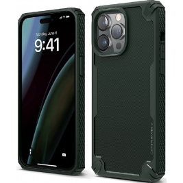 Elago Armor Case - Ανθεκτική Θήκη Σιλικόνης Apple iPhone 14 Pro Max - Dark Green (ES14AM67PRO-DGR)