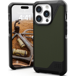 UAG Metropolis LT - Ανθεκτική MagSafe Θήκη Apple iPhone 15 Pro - Kevlar Olive (114277113972)