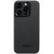 Pitaka MagEZ Case 4 - MagSafe Θήκη Aramid Fiber Body Apple iPhone 15 Pro - 0.95mm - 600D - Black / Grey / Twill (KI1501PA)