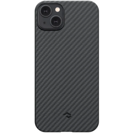 Pitaka MagEZ Case 4 - MagSafe Θήκη Aramid Fiber Body Apple iPhone 15 - 1.15mm - 1500D - Black / Grey / Twill (KI1501)