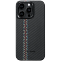 Pitaka Fusion Weaving MagEZ Case 4 - MagSafe Θήκη Aramid Fiber Body Apple iPhone 15 Pro - 0.95mm - 600D - Rhapsody (FR1501P)
