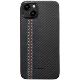Pitaka Fusion Weaving MagEZ Case 4 - MagSafe Θήκη Aramid Fiber Body Apple iPhone 15 - 0.95mm - 600D - Rhapsody (FR1501)