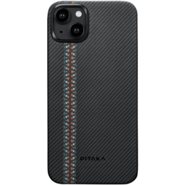 Pitaka Fusion Weaving MagEZ Case 4 - MagSafe Θήκη Aramid Fiber Body Apple iPhone 15 Plus - 0.95mm - 600D - Rhapsody (FR1501M)