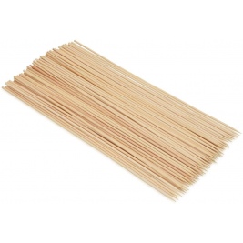 Navaris Bamboo Skewer Sticks - Ξυλάκια / Καλαμάκια για Σουβλάκι / Κρέας / Μπάρμπεκιου BBQ από Μπαμπού - 100 Τεμάχια - 30cm (49149.02)