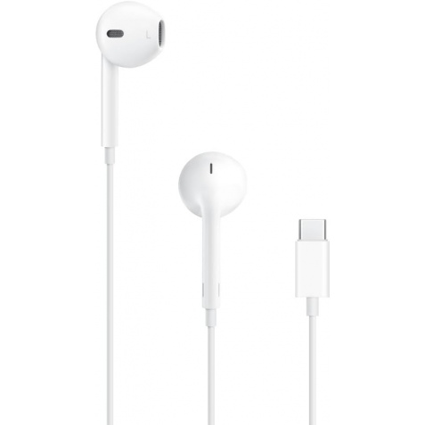 Official Apple EarPods USB-C - Ενσύρματα Handsfree Ακουστικά Type-C - White (MTJY3ZM/A)