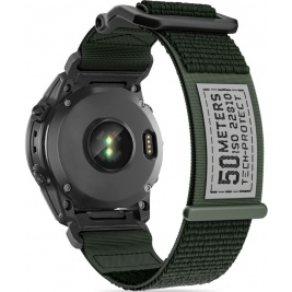 Tech-Protect Λουράκι Scout - Garmin Fenix 5/6/6 Pro/7 - Military Green (9319456605518)