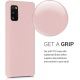 KWmobile Θήκη Σιλικόνης Samsung Galaxy A41 - Soft Flexible Rubber Cover - Antique Pink Matte (52301.52)