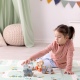 Navaris Baby Play Mat - Αδιάβροχο και Αντιολισθητικό Παιδικό / Βρεφικό Χαλάκι Δύο Όψεων για Δραστηριότητες / Παιχνίδι από Αφρό XPE - 200 x 180 x 1 cm - Green / Beige (55293.01)