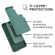 KWmobile Soft Flexible Rubber Cover - Θήκη Σιλικόνης Samsung Galaxy S22 Plus 5G - Moss Green (56761.169)