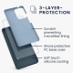KWmobile Soft Flexible Rubber Cover - Θήκη Σιλικόνης Samsung Galaxy A53 5G - Dark Slate (57835.202)