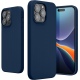 KWmobile Soft Flexible Rubber Cover - Θήκη Σιλικόνης Apple iPhone 14 Pro Max - Navy Blue (59074.116)