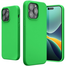 KWmobile Soft Flexible Rubber Cover - Θήκη Σιλικόνης Apple iPhone 14 Pro Max - Neon Green (59074.44)