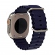 Techsuit Watchband W038 - Λουράκι Σιλικόνης Apple Watch Ultra2/Ultra1/SE/9/8/7/6/5/4 (49/45/44mm) - Dark Blue (5949419015296)