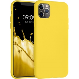 KWmobile Θήκη Σιλικόνης Apple iPhone 11 Pro Max - Vibrant Yellow (49789.165)