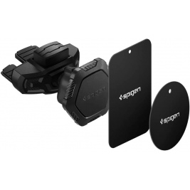 Spigen Kuel QS24 - Universal Μαγνητική Βάση Στήριξης Smartphone / Κινητών για CD Αυτοκινήτου - Black (000CG21944)