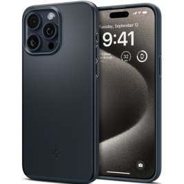 Spigen Θήκη Thin Fit - Apple iPhone 15 Pro Max - Metal Slate (ACS06546)