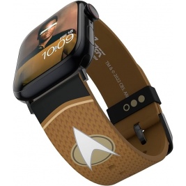 MobyFox Star Trek The Next Generation - Universal Λουράκι Σιλικόνης για Όλα τα Apple Watch - Smartwatches (22mm) με 20 Digital Watch Faces για iOS - Starfleet Engineering (810083254128)