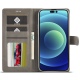 Θήκη iPhone 15 Pro Max LC.IMEEKE Wallet leather stand Case-Grey