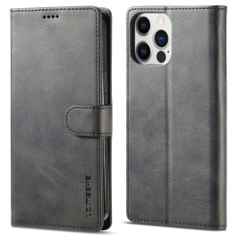 Θήκη iPhone 15 Pro LC.IMEEKE Wallet leather stand Case-Black