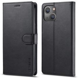 Θήκη iPhone 15 Plus LC.IMEEKE Wallet leather stand Case-Black