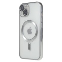 Θήκη Transparent TPU for iPhone 15 Plus Compatible with MagSafe-Silver