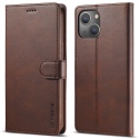 Θήκη iPhone 15 LC.IMEEKE Wallet leather stand Case-Coffee
