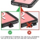 Αδιάβροχη θήκη iPhone 15 Pro Max SHELLBOX Dot+ Series IP68 Compatible with MagSafe-Black