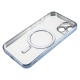 Θήκη Transparent TPU for iPhone 15 Compatible with MagSafe-Baby blue