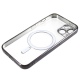 Θήκη Transparent TPU for iPhone 15 Compatible with MagSafe-Black