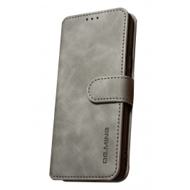 Θήκη Samsung Galaxy S9 DG.MING Retro Style Wallet Leather Case-Grey