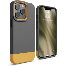 Elago Θήκη Glide - Apple iPhone 13 Pro - Dark Gray / Yellow (ES13GL61PRO-DGYYE)