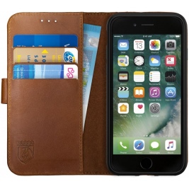 Rosso Deluxe Δερμάτινη Θήκη Πορτοφόλι Apple iPhone 6S / 6 - Brown (8719246126376)